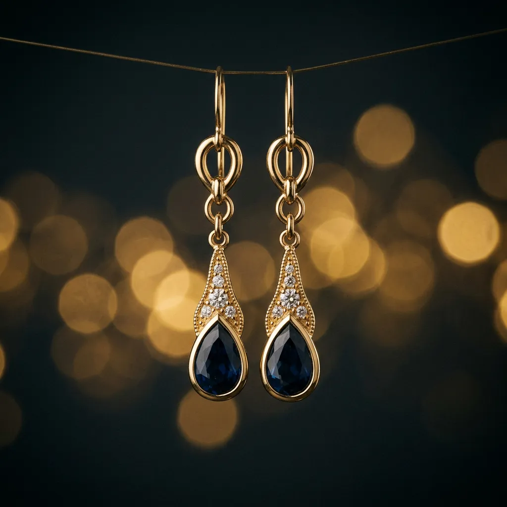Earrings from the upcoming SENSIGOLD collection